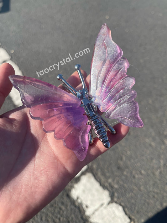 Crystal Big Fluorite is Butterfly