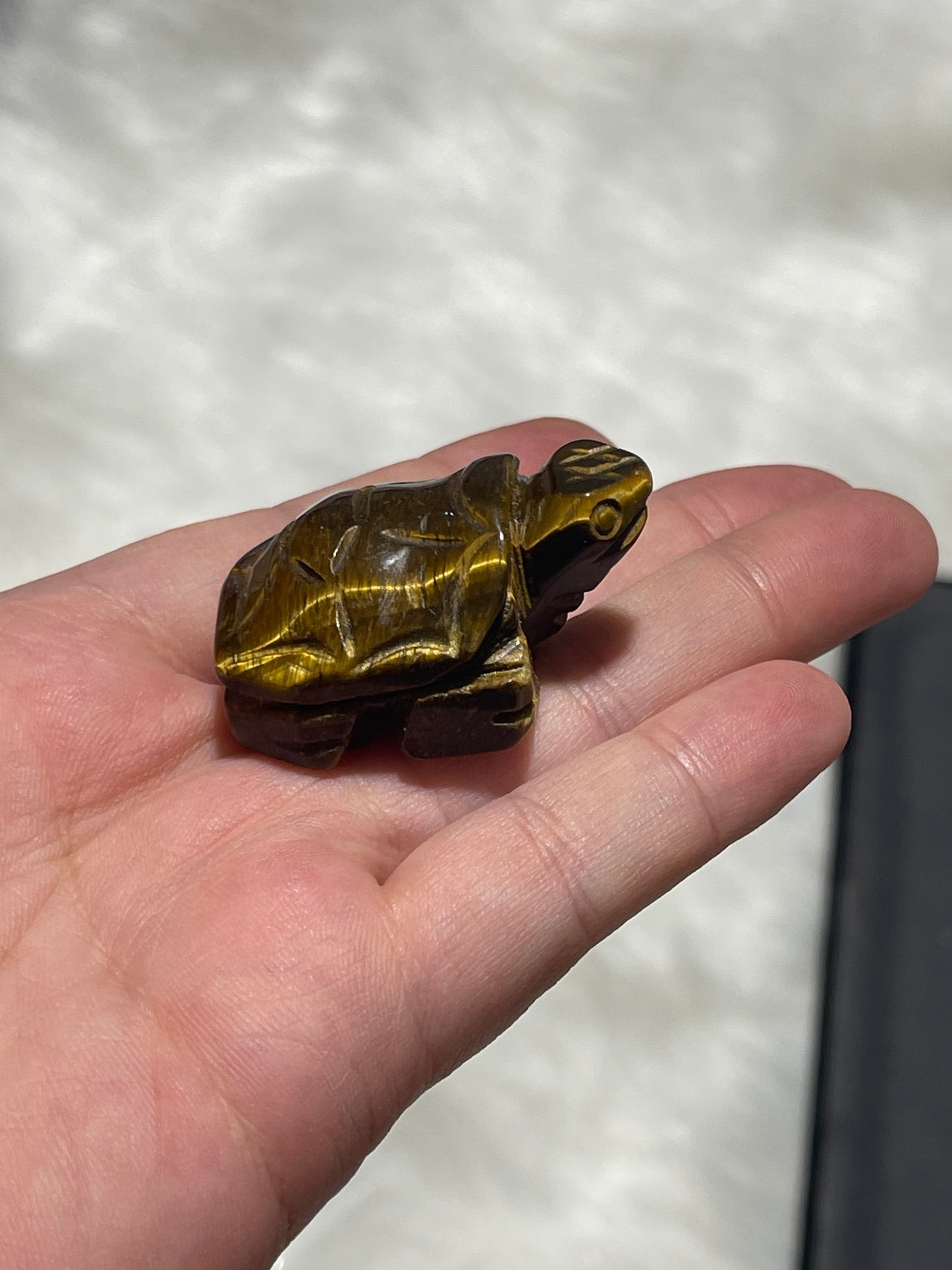 1.5 inch Crystal Turtle Stone Animal